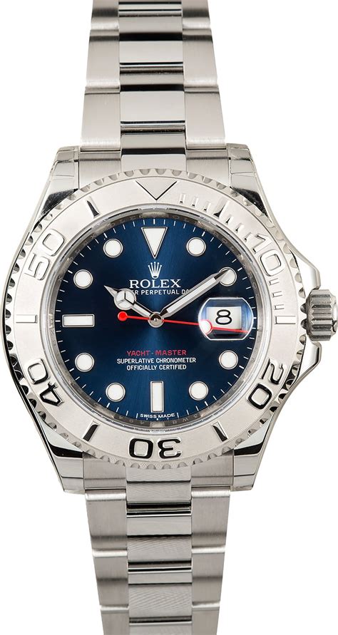 rolex yachtmaster stainless steel platinum|Rolex yacht master 16622 platinum.